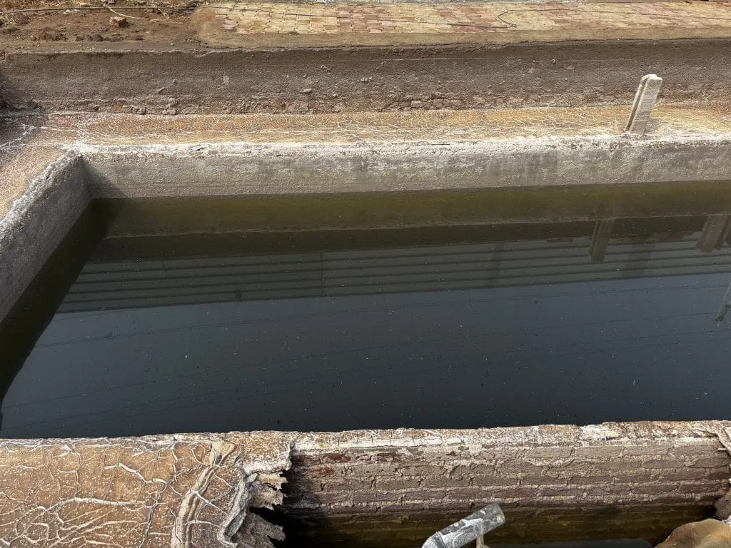 Borewell contamination remediation — field photo 1