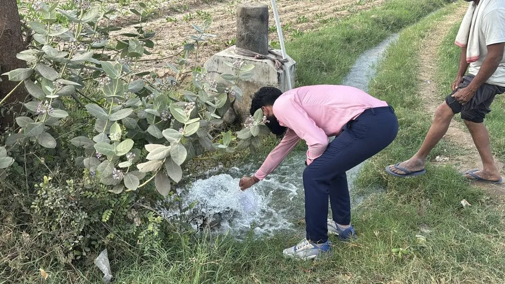 Borewell contamination remediation — field photo 8