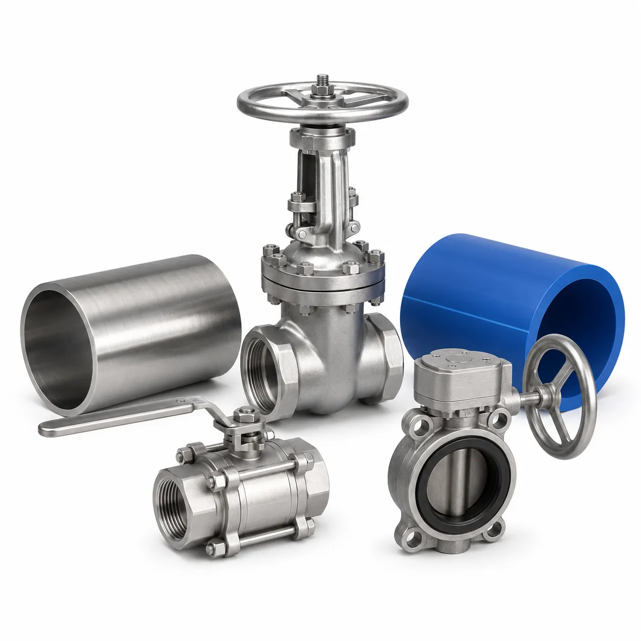 Industrial Pipes & Valves — supplied by Aura Environmental Services Pvt. Ltd.
